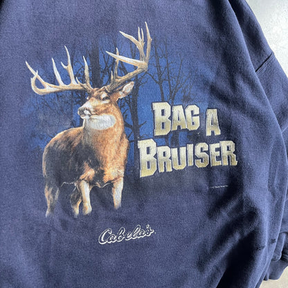 Y2K Cabela’s “Bag A Bruiser” Buck Wear Sweashirt