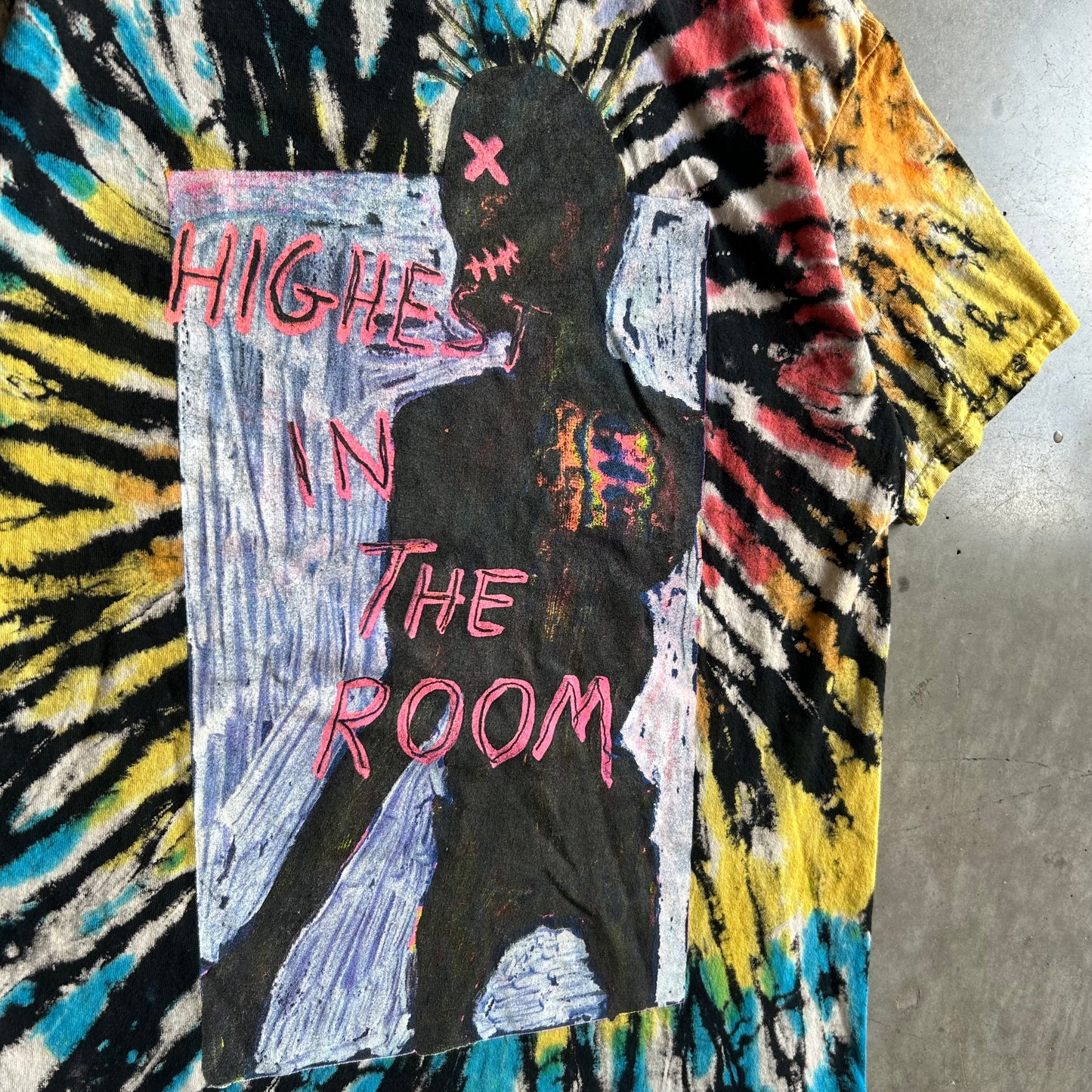 Travis Scott Cactus Jack “Highest In The Room” Tie Die Tee