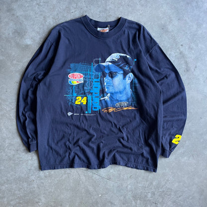 Vintage Jeff Gordon Du Pont Racing Long Sleeve Tee
