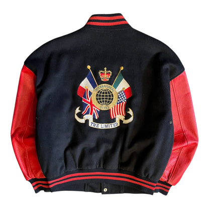 Vintage The Limited Wool/Leather Varsity Jacket