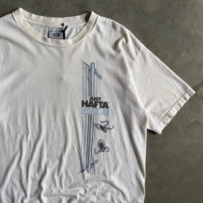 Vintage Just Hafta Dance Ballet White Tee