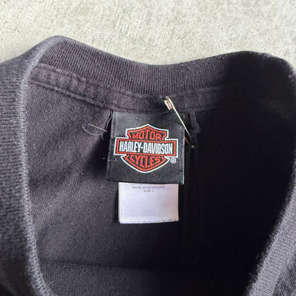 Y2K Harley Davidson “Forever Free” Chained Eagle Tee
