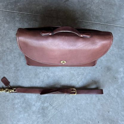 Coach 80s Mahogany Lexington Brief Case Made In United States