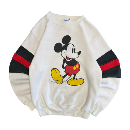 Vintage Mickey Mouse Character Fashions Layered Sleeve Crewneck