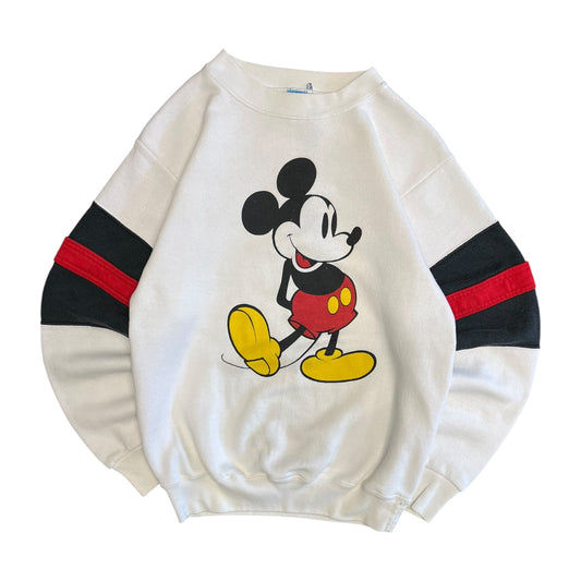 Vintage Mickey Mouse Character Fashions Layered Sleeve Crewneck