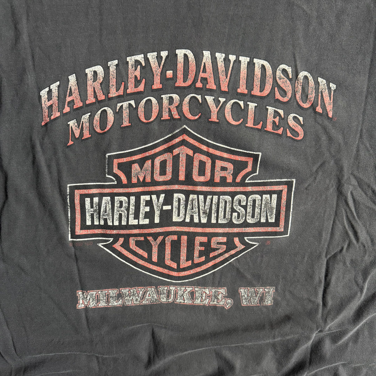 Vintage Harley Davidson Worldwide Tradition Faded T Shirt