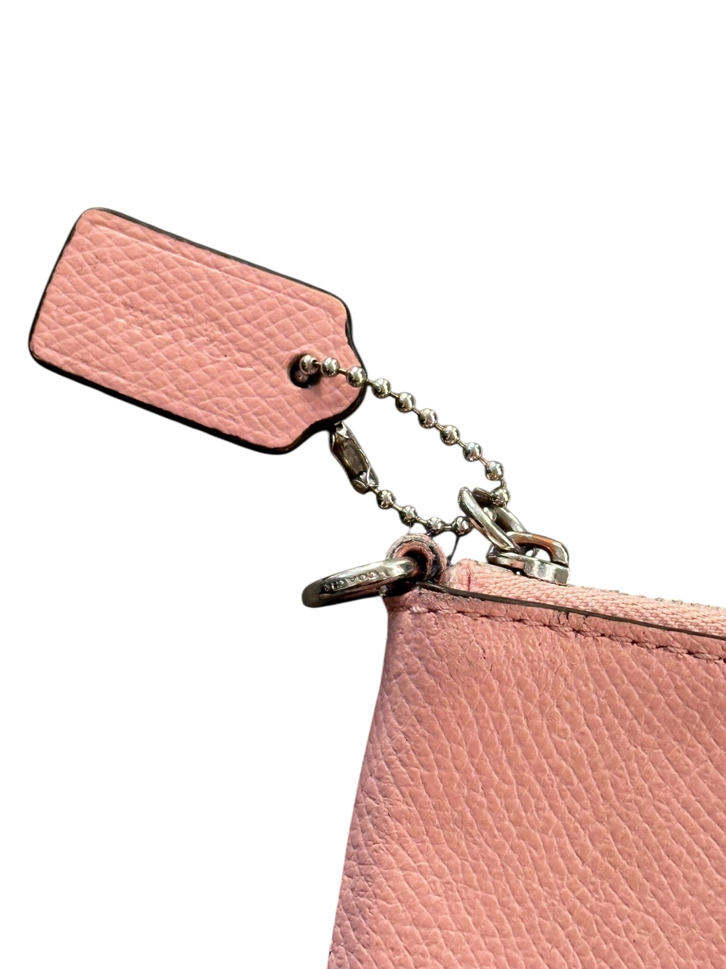 Coach Pink Wristlet Pouch