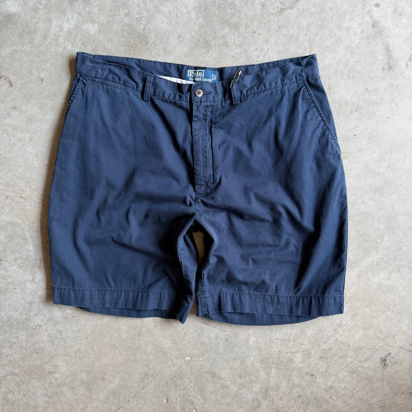 Vintage Polo Ralph Lauren Navy Blue Chino Shorts
