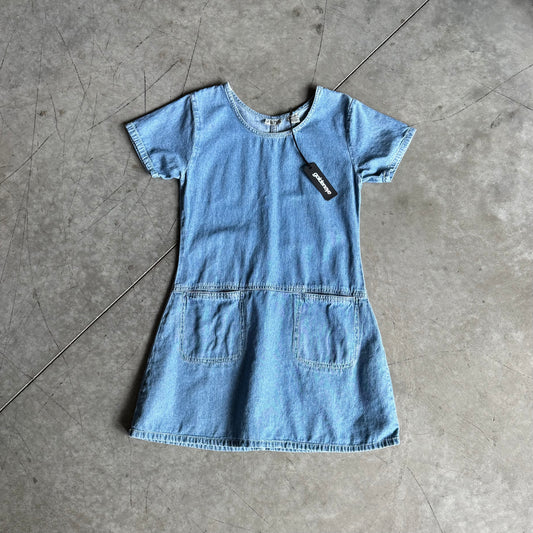 Women’s Vintage J.L.N.Y. Denim Mini Dress With Pockets