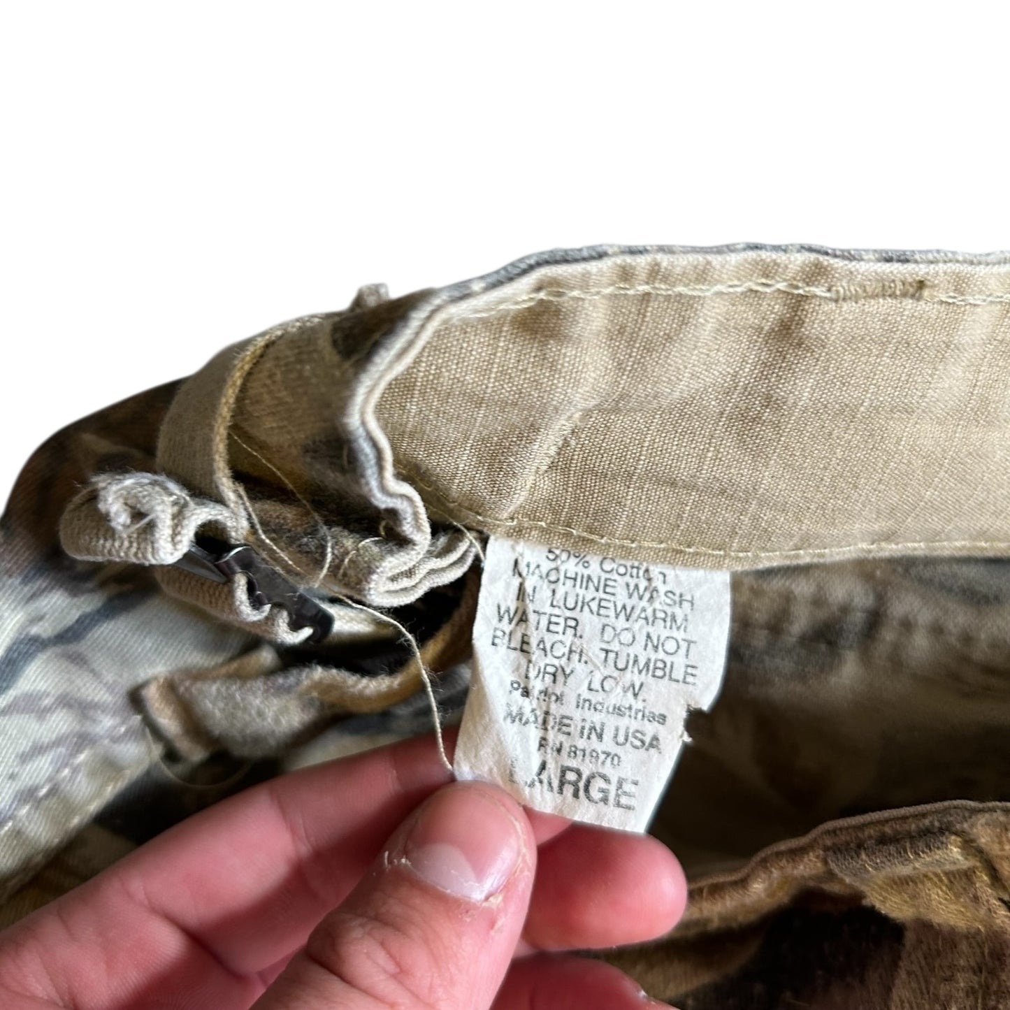 Vintage Advantage Camo Cargo Pants