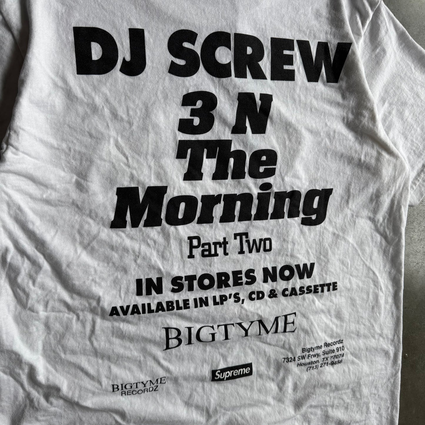 Supreme SS26 Screwed Up Click Tee - White
