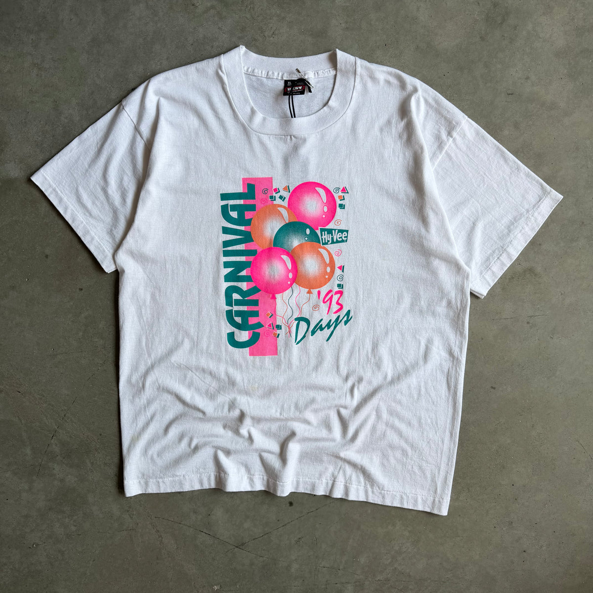Vintage 1993 HyVee Carnival Days Promo Tee