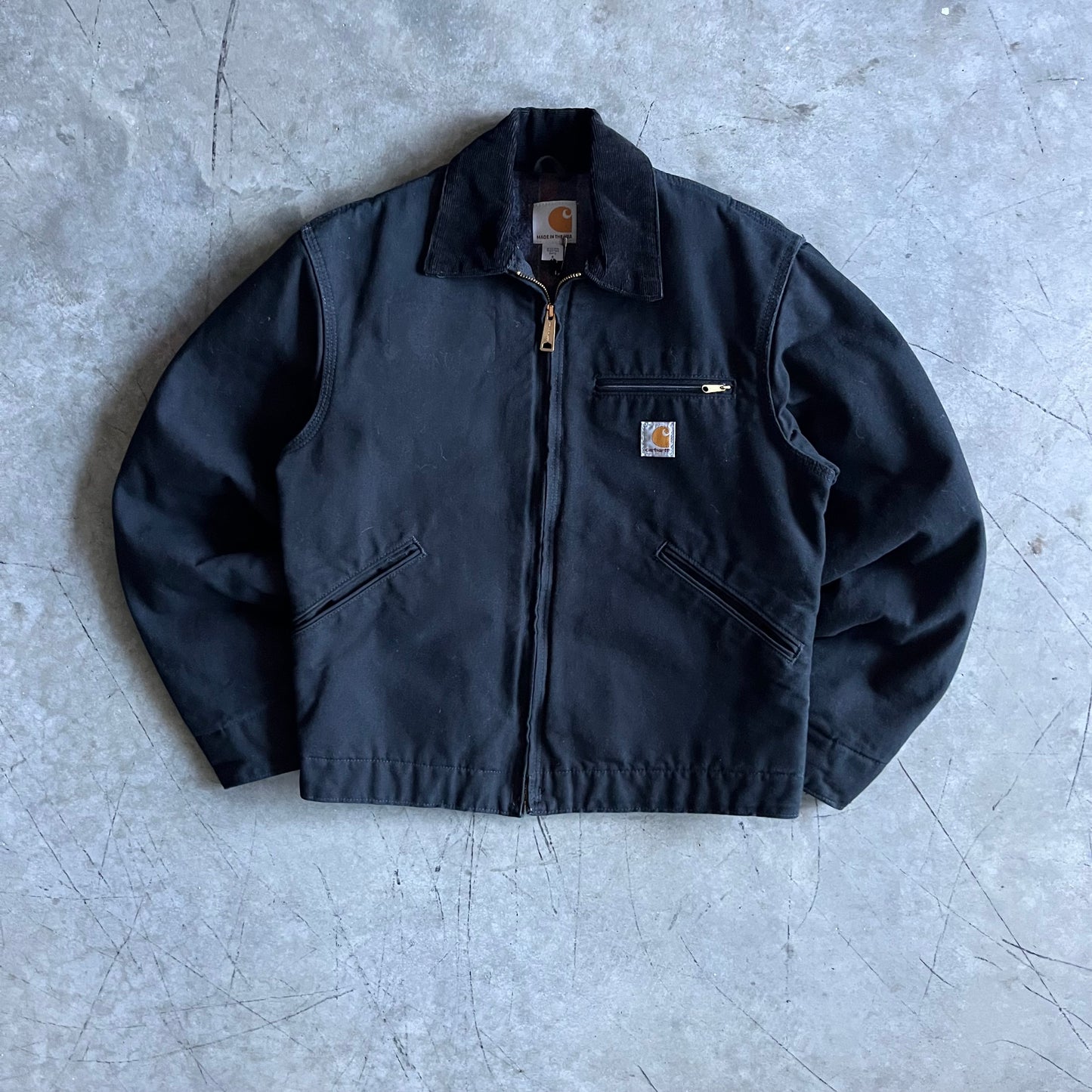 Black Carhartt Duck Detroit Jacket