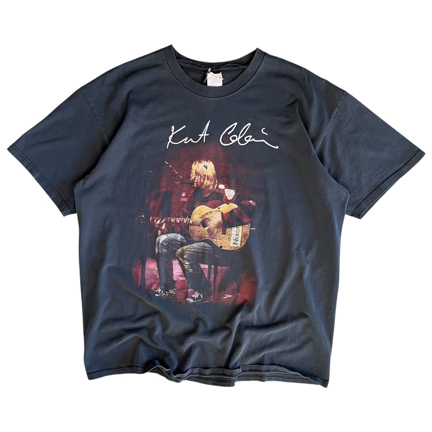 Vintage Kurt Cobain MTV Unplugged Solo T Shirt