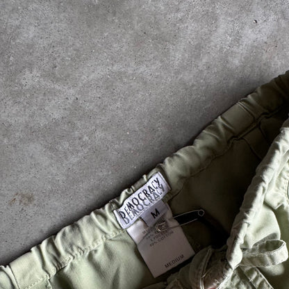 Women’s Vintage Green Cargo Capris