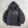 Y2K Harley Davidson Faded Skeleton Driver Hoodie