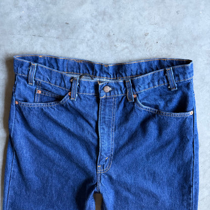 Vintage Levi’s 517 Bootcut Orange Tab Dark Wash Jeans