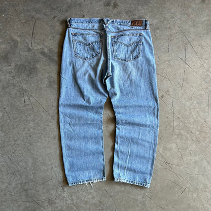 Y2K Harley Davidson Distressed Faded Jeans