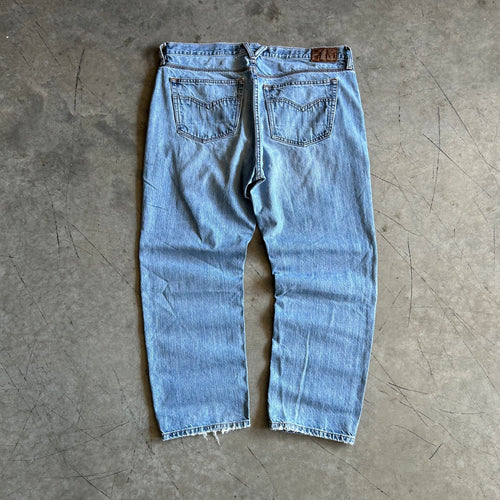 Y2K Harley Davidson Distressed Faded Jeans