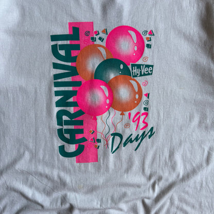 Vintage 1993 HyVee Carnival Days Promo Tee