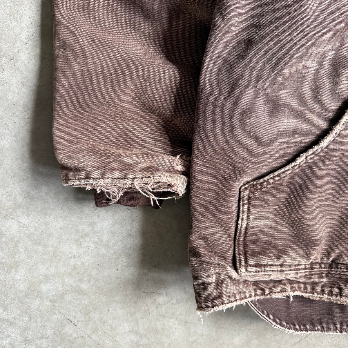 Carhartt ‘C61 DKB’ Sherpa Lined Sandstone Ridge Coat