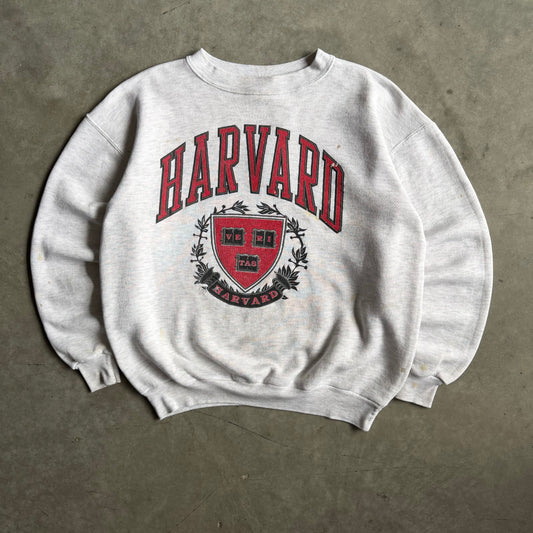 Vintage Harvard University Spell-Out & Crest Sweatshirt