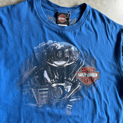 Y2K Harley Davidson Engine Close-Up Tee