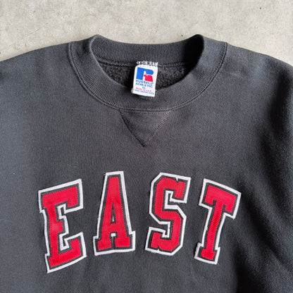 Vintage Russell Athletic “East” Spell-Out Black Sweatshirt