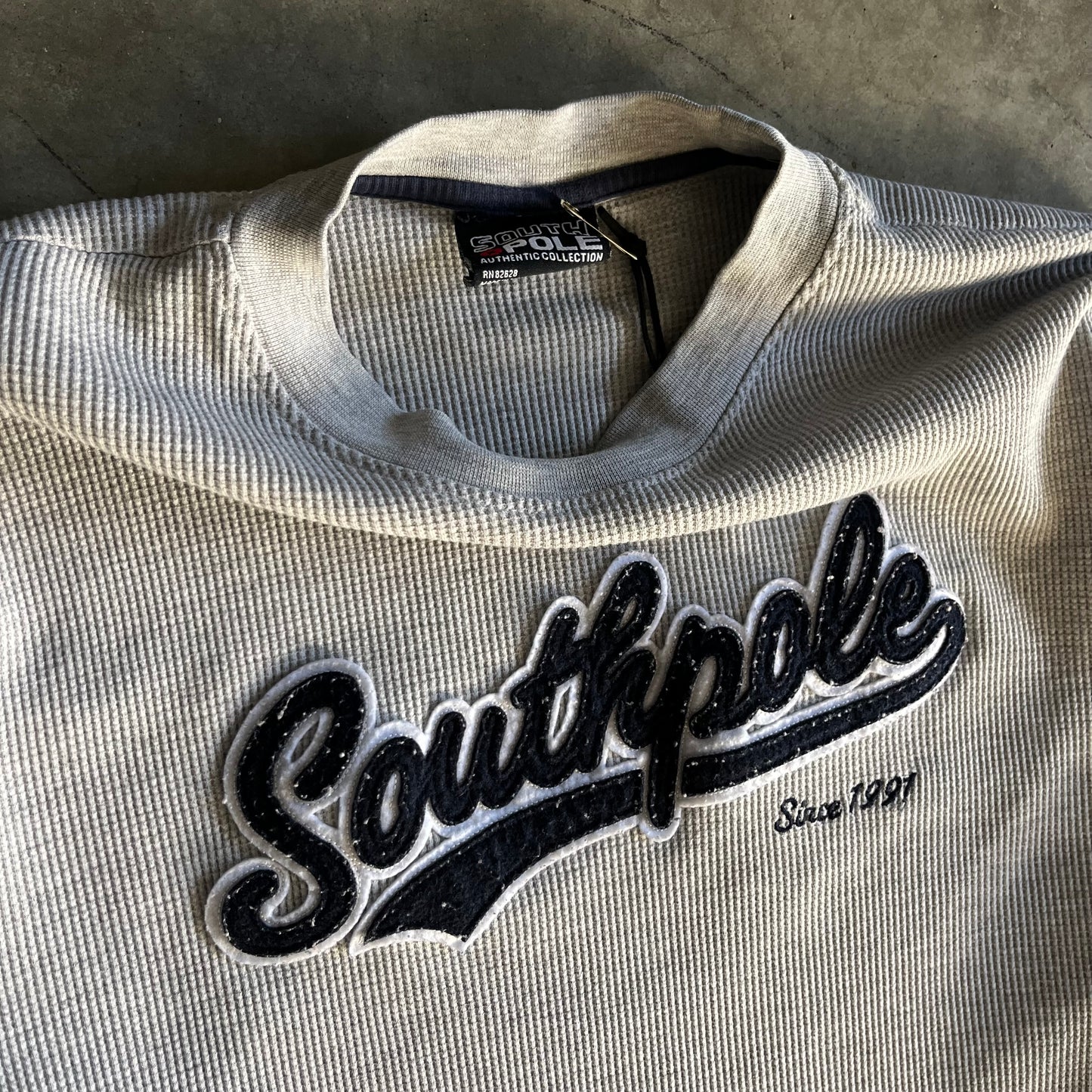 Y2K Southpole Spell Out Thermal Tee