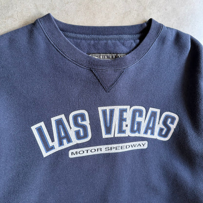 Vintage Las Vegas Motor Speedway Spell-Out Navy Sweatshirt