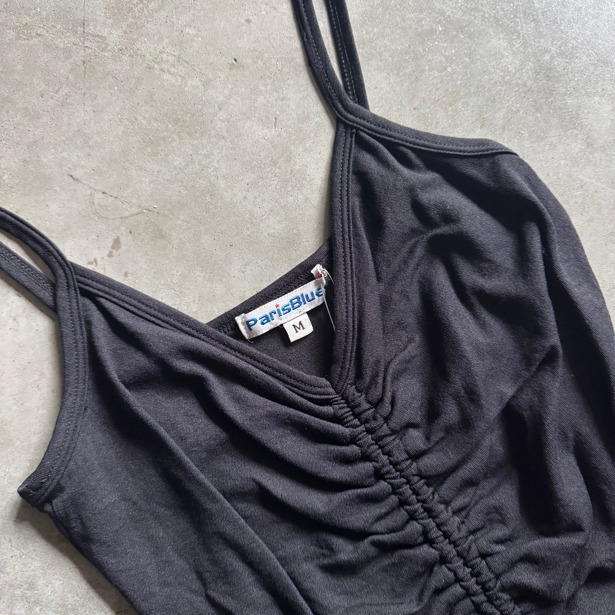 Women’s Y2K Paris Blues Black Tank