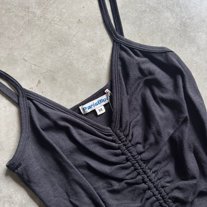 Women’s Y2K Paris Blues Black Tank