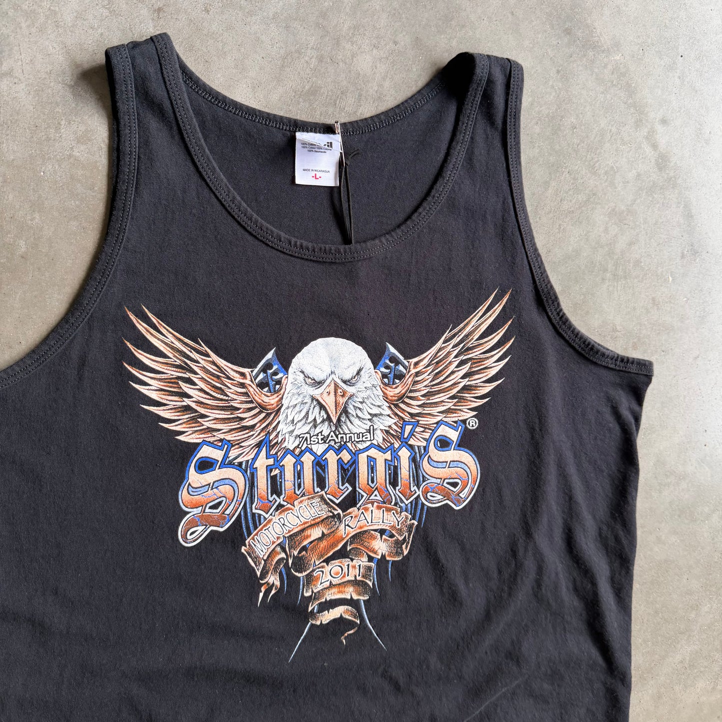 Sturgis 2011 Motorcycle Rally Big Eagle Sleeveless Tee