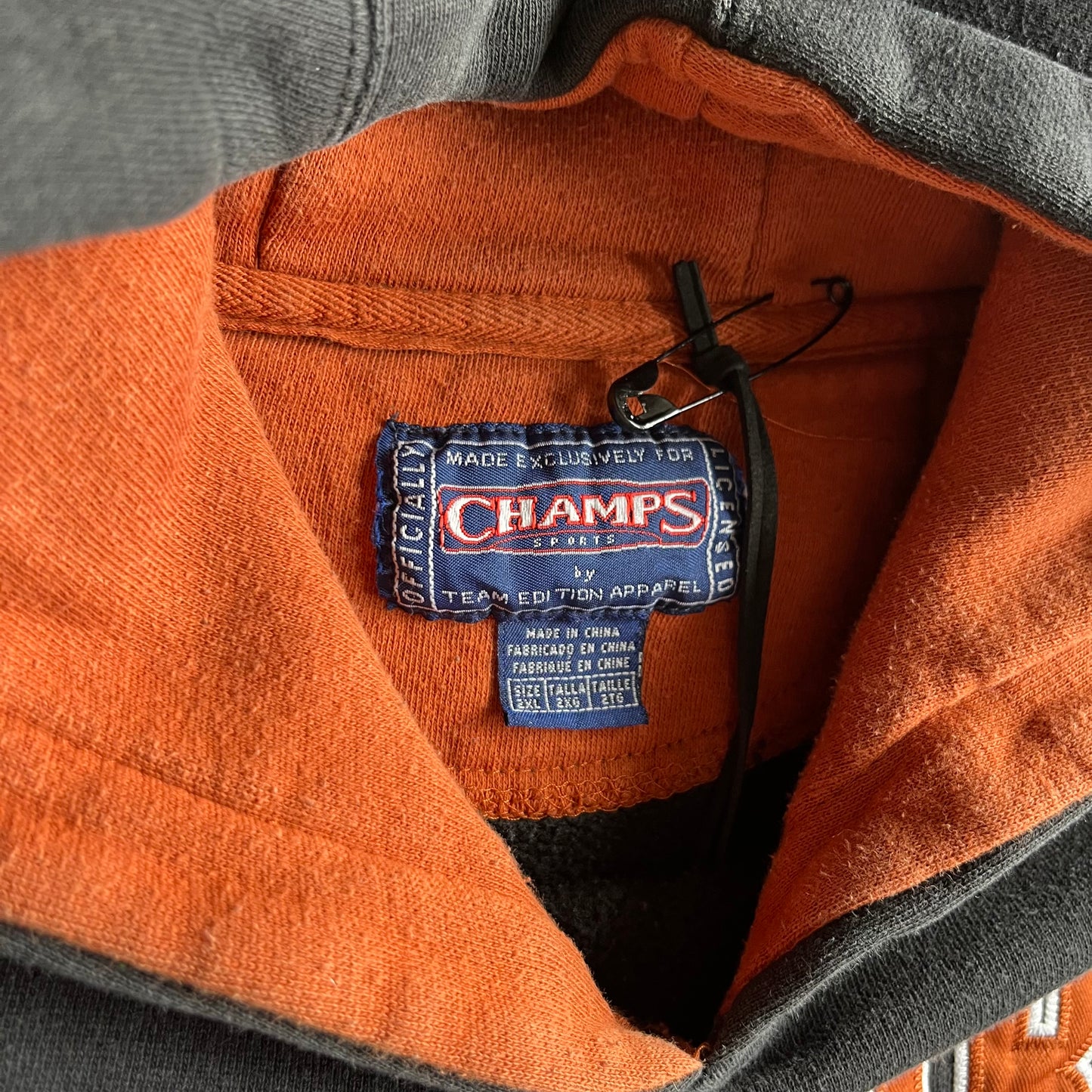 Y2K Texas Longhorns Black & Orange Hoodie