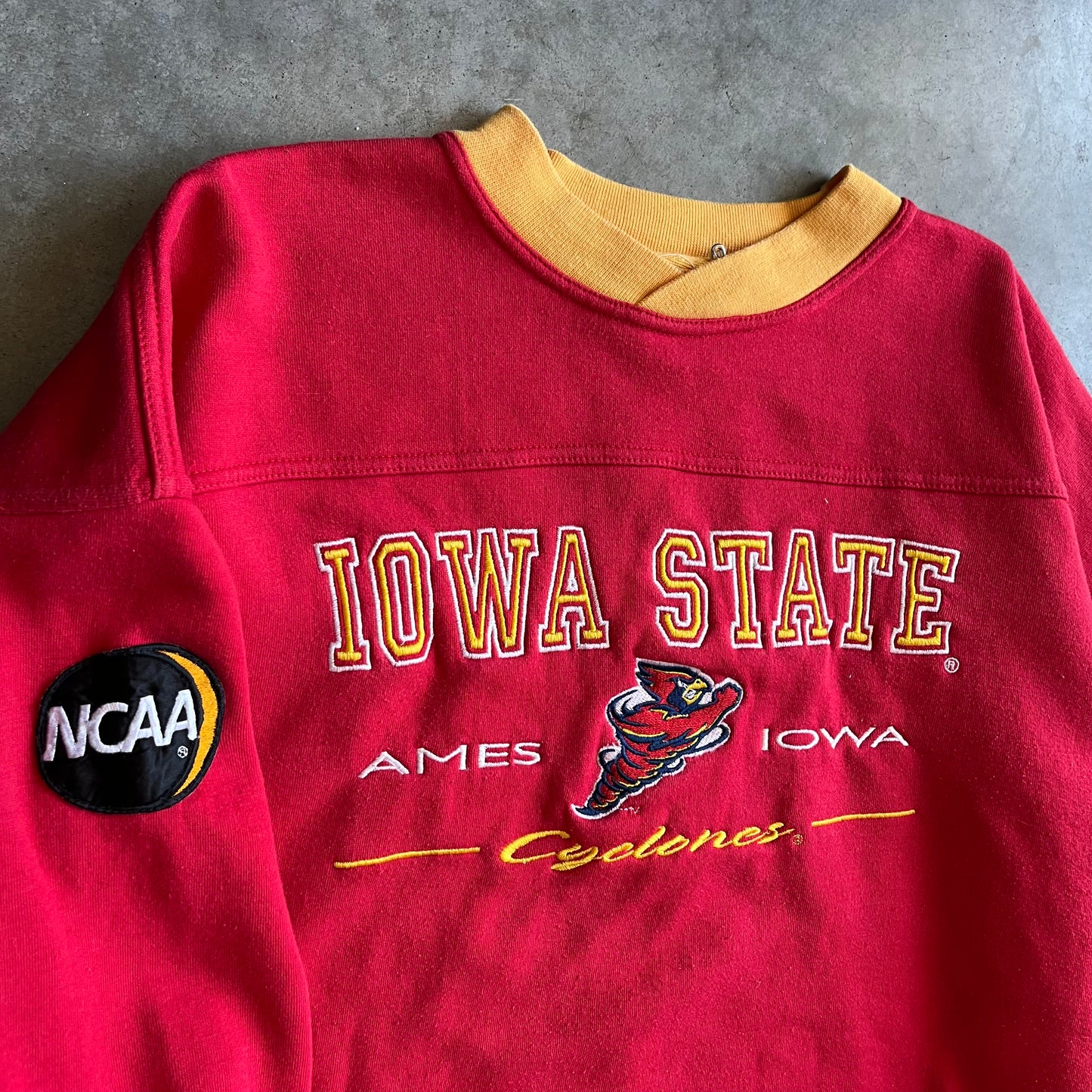 Vintage Iowa State NCAA Patch Sweatshirt