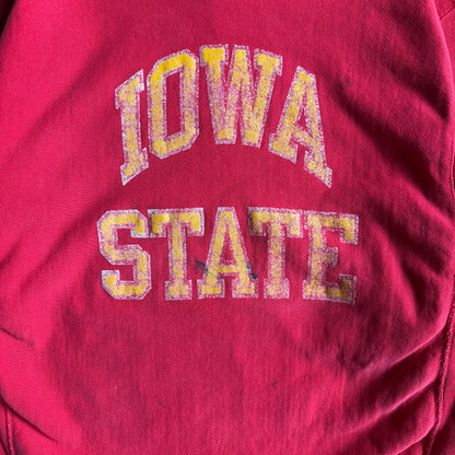 Vintage 80s Iowa State Cyclones Champion Reverse Weave Warm Up