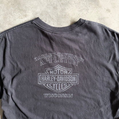 Y2K Harley Davidson “It’s a Free Country…” Quote Tee