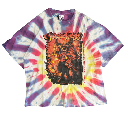 Vintage OzFest 2001 Devil Tie Dye T Shirt