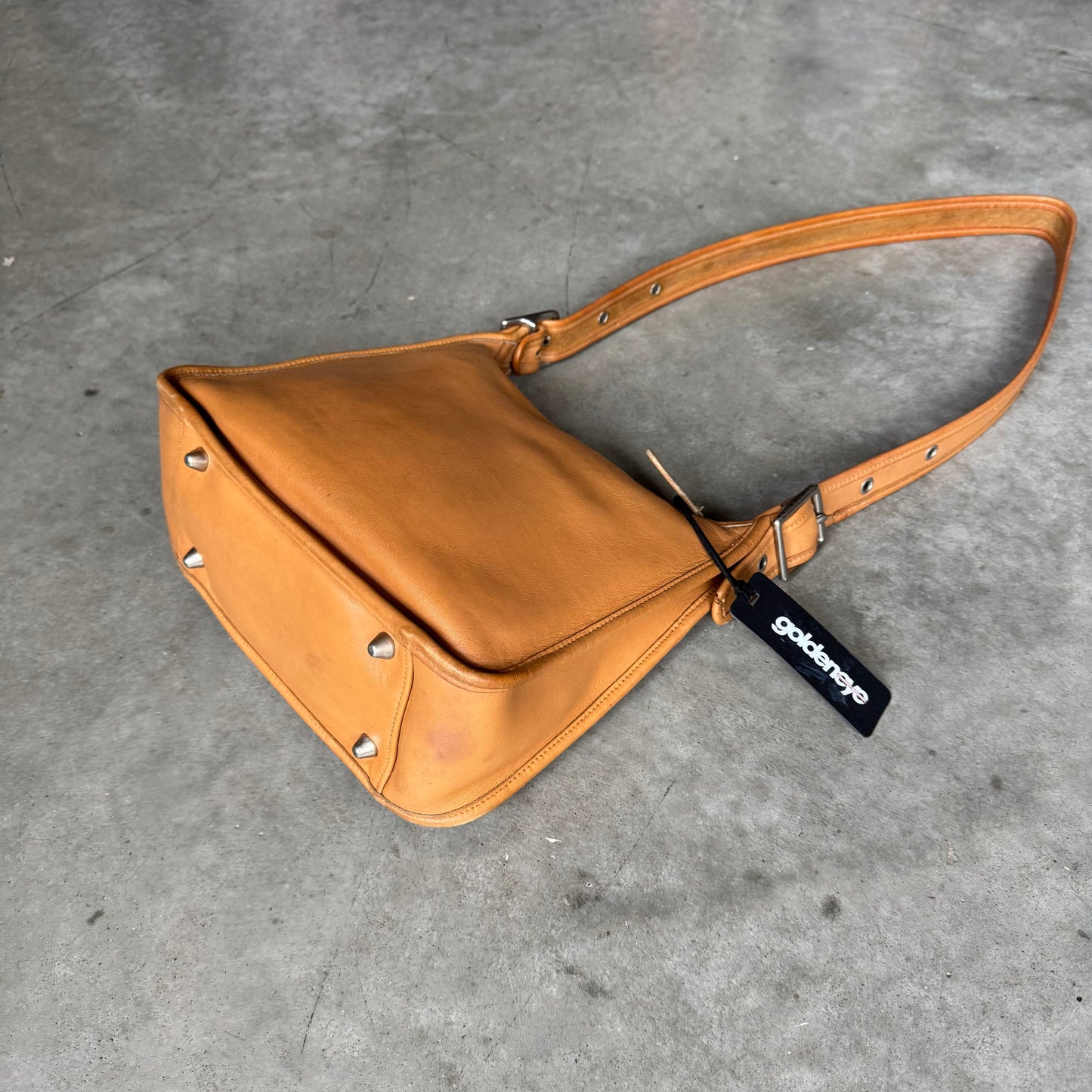 Coach 1999 Camel Legacy Zip Bag