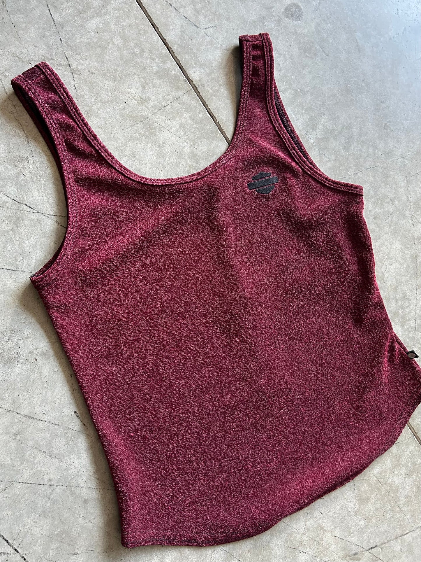 Women’s Vintage Harley Davidson Red Shimmer Tank