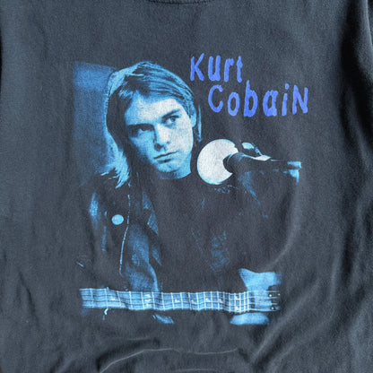 Y2K Kurt Cobain End Of Music Tribute T Shirt Nirvana