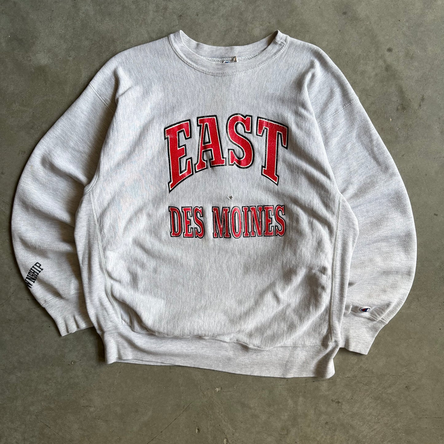 Vintage Champion Reverse Weave East Des Moines Sweatshirt
