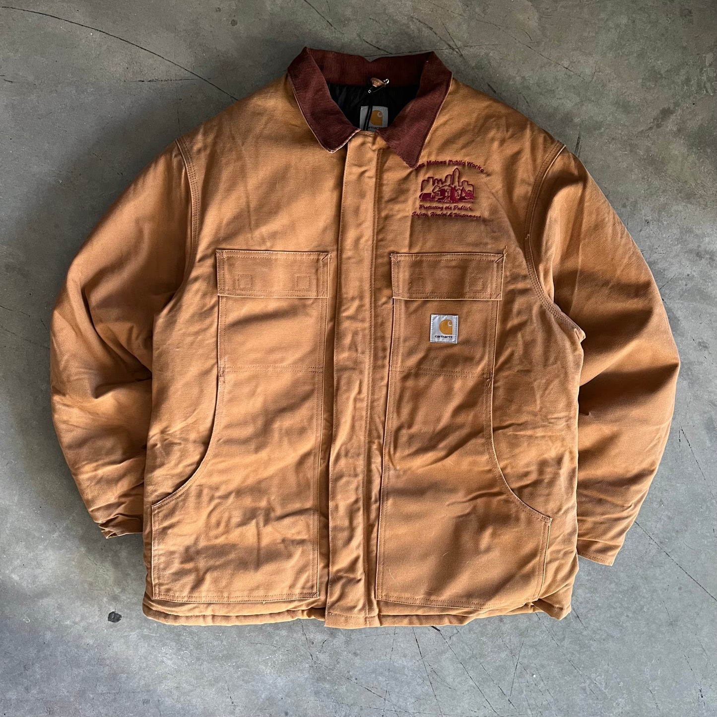 Carhartt ‘C03 BRN’ Quilt Lined Arctic Jacket
