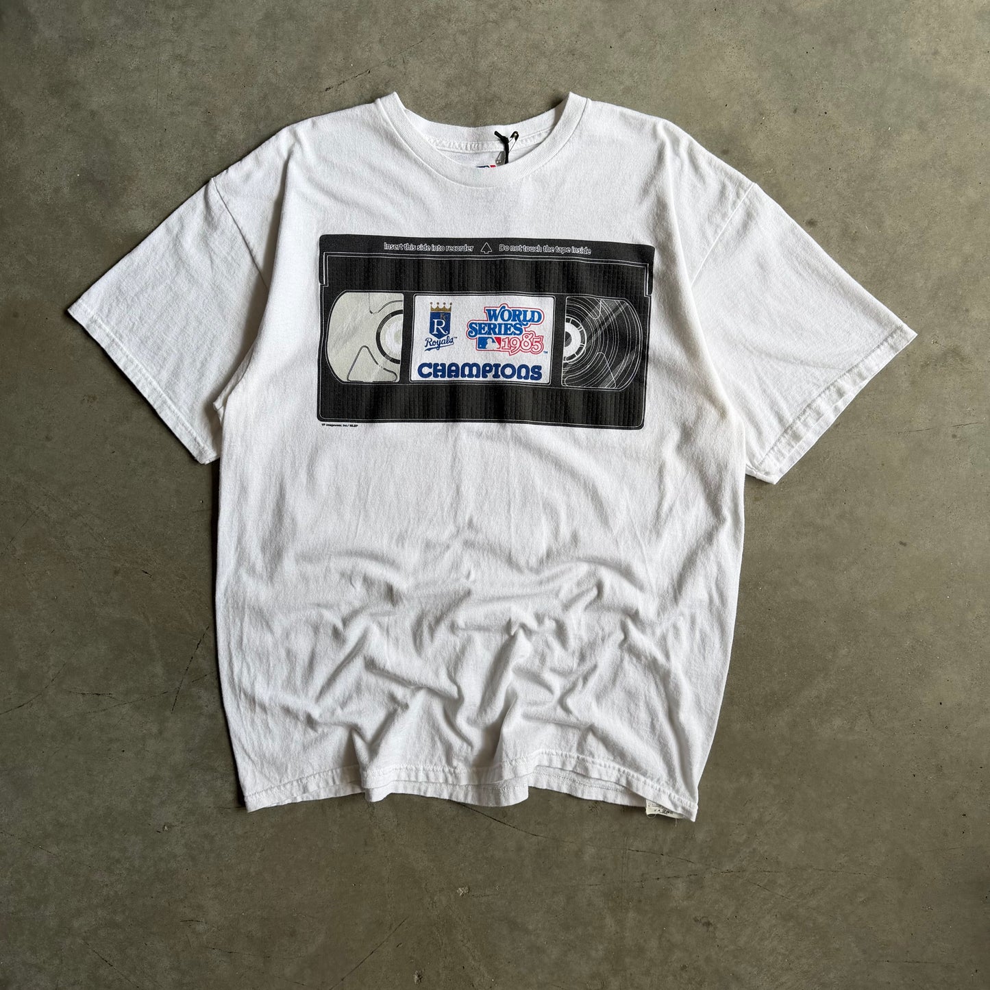 Official MLB KC Royals ‘85 World Series VHS Tee
