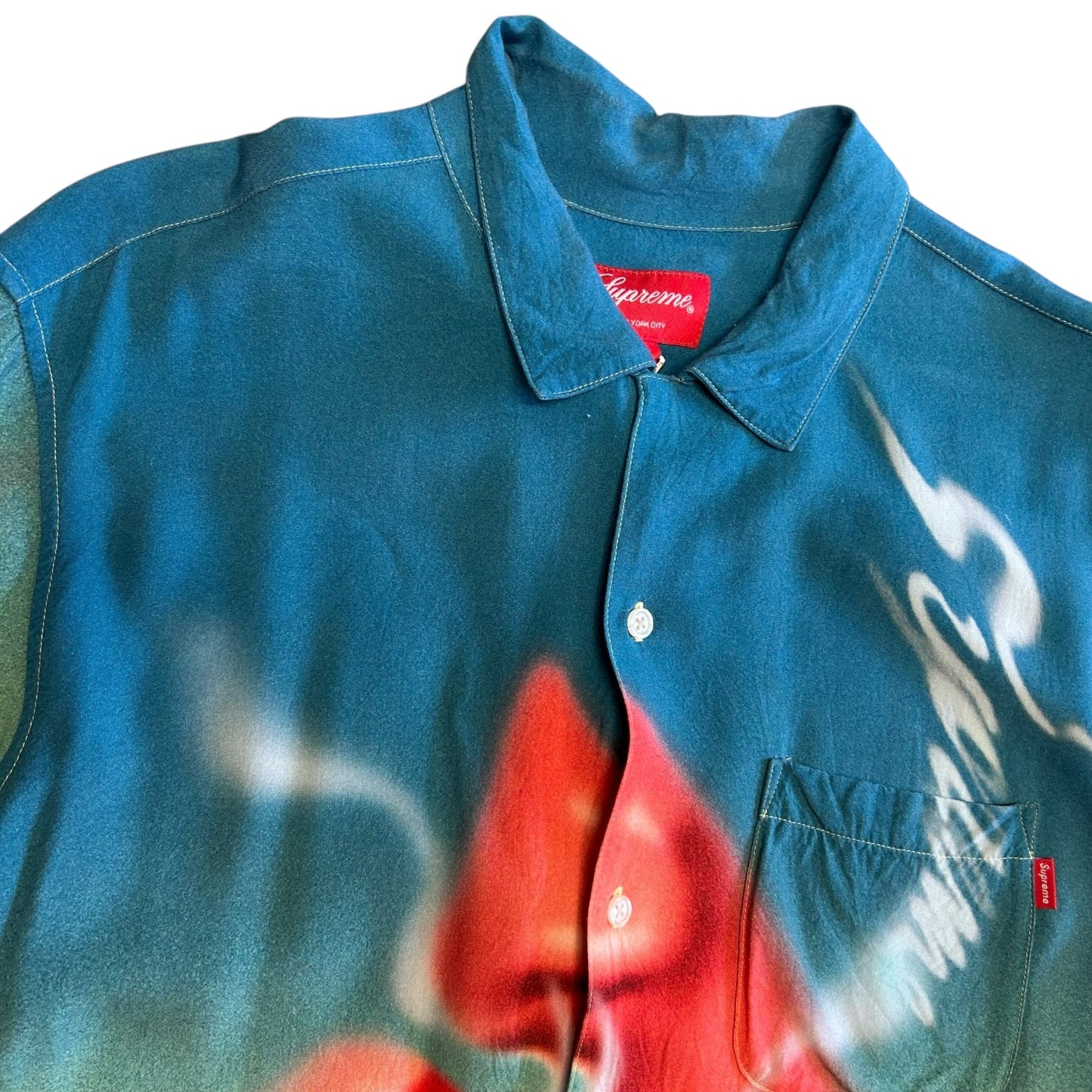 SS20 Supreme Blow Back Rayon Shirt