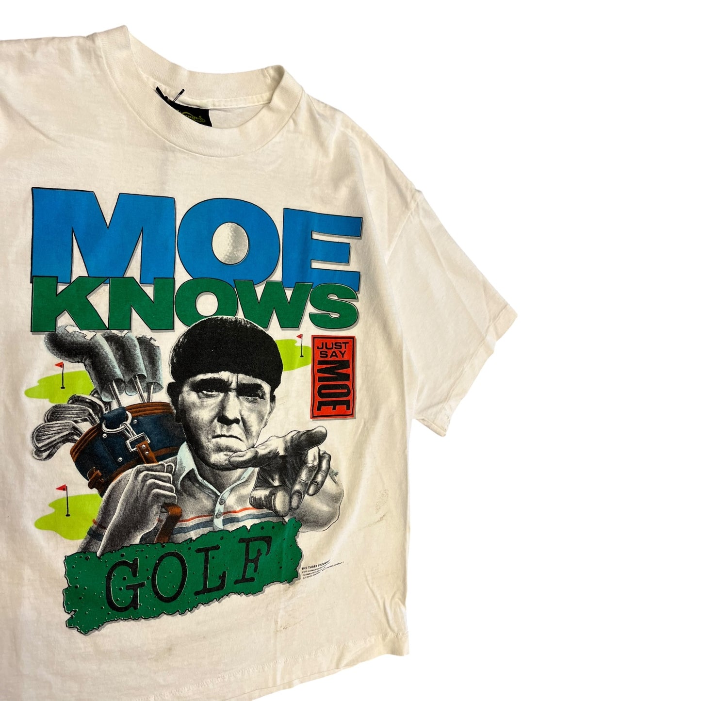 Vintage Moe Knows Golf Tee