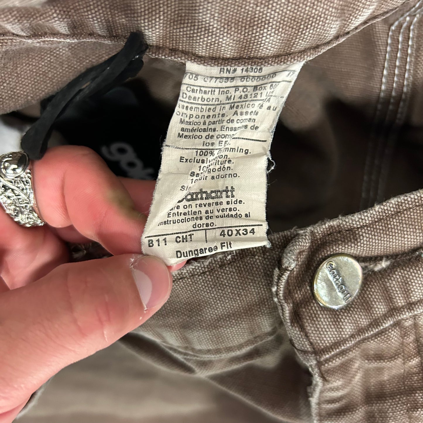 Carhartt “B11 CHT” Dungaree Fit Pants