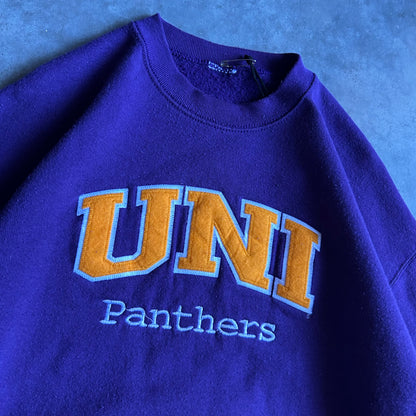 Vintage UNI Panthers Embroidered Sweatshirt