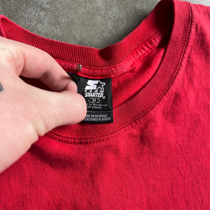 Vintage Starter Iowa State Cyclones Letter Spell-Out Red Tee