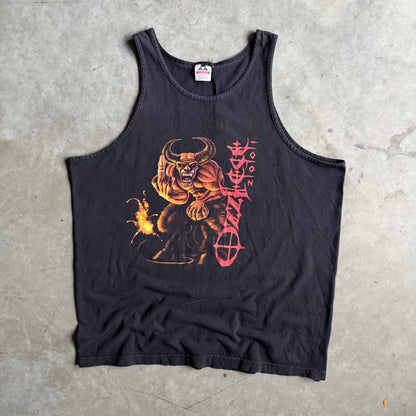 Vintage 2001 The Ozzfest Devil w/ Middle Finger Tank Top